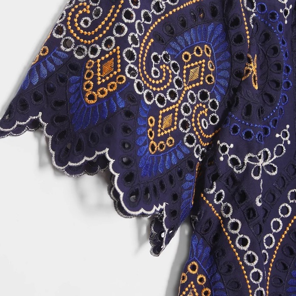 Anthropologie Nori Eyelet Mini Dress - Picture 4 of 5